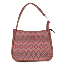 ZOUK Gwalior Weaves Printed Shoulder Handbag image 3