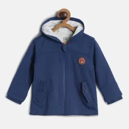 MINIKLUB Kids Dark Blue Printed Full Sleeves Jacket-picture-31