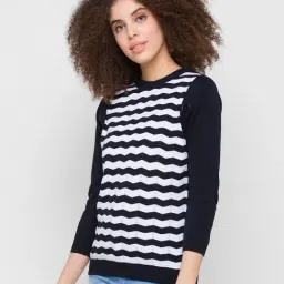 Globus Black & White Striped T-Shirt image 3