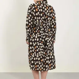 Vero Moda Curve Black Bean Printed Casual Dress image 2