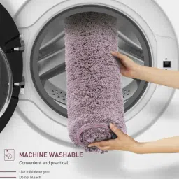 OBSESSIONS Mulberry Polyester Anti Skid Bath Mat (Medium) image 5