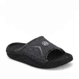 Spykar Men's Russel Black Slides image 3