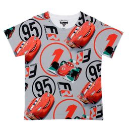 Disney by Wear Your Mind Boys Grey Printed Round Neck T-shirt-picture-3