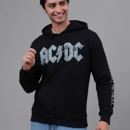 Free Authority Black Regular Fit Printed Hoodie-picture-39