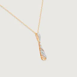 Mia by Tanishq Diamond 14k (585) Yellow Gold Pendant for Women image 3