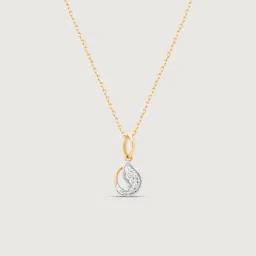 Mia by Tanishq Diamond 14k (585) Yellow Gold Pendant for Women image 3