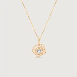 Mia by Tanishq Diamond 14k (585) Yellow Gold Pendant for Women image 3