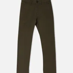 Allen Solly Junior Olive Solid Trousers-image-92