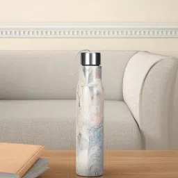 Living Scapes by Pantaloons Peach Steel Water Bottles (0.75 L)-picture-11