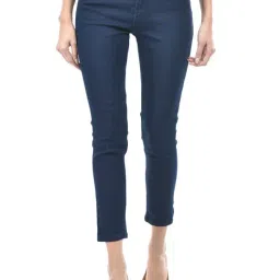 NUMERO UNO Dark Blue Denim Super Skinny Fit High Rise Jeans-picture-25
