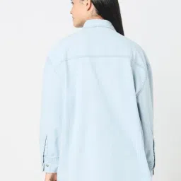 R&B Light Blue Denim Shirt image 2