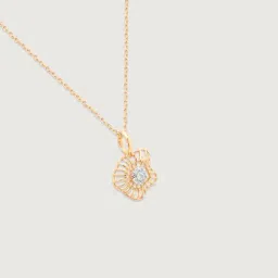 Mia by Tanishq Diamond 14k (585) Yellow Gold Pendant for Women image 4