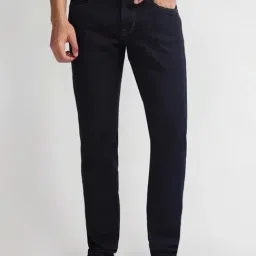 U.S. Polo Assn. Blue Cotton Slim Fit Jeans-picture-34