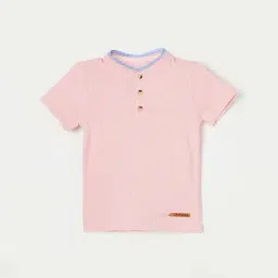 Juniors by Lifestyle Kids Pink Cotton Regular Fit T-Shirt-image-38