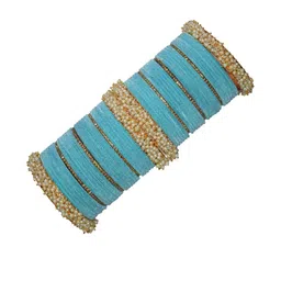 Ishika Blue Alloy Bangles-picture-34