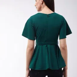 Miss Chase Green Relaxed Fit Top image 2