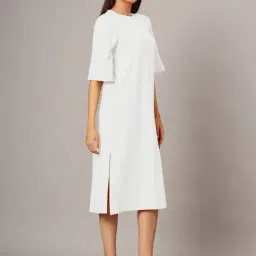 BRINNS White Midi Dress image 3