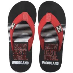 Woodland Men's Red Flip Flops-picture-5