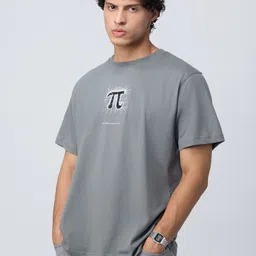 The Souled Store Typography Printed Drop-Shoulder Sleeves Relaxed Fit Pure Cotton T-Shirt-picture-31