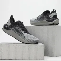 Puma Men's Electrify Nitro 3 Knit Concrete Grey Running Shoes-image-28