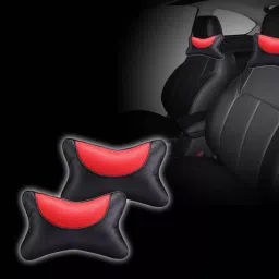 Auto Pearl Beige & Brown Wooden Bead Car Seating Pad for Fiat Palio (Pack of 2) image 3