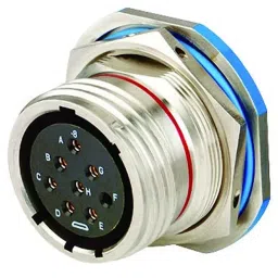 AMPHENOL AEROSPACE CIRCULAR CONNECTOR, JAM NUT RECEPTACLE, SIZE D35, 37 POSITION, D38999/24WD35SN-picture-17