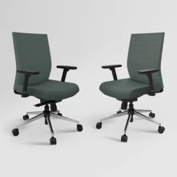 Godrej Interio Prime Grey Nylon High Back Chair-picture-17
