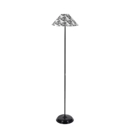 Tucasa TC-108-1 56 Inch Filigree Design Print Floor Lamp with Metal Base-picture-43