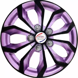 Auto Pearl White16 R15 381 mm(15 Inch) Press Type Wheel Hubcap with Retention Ring Glossy White Wheel Cover for Maruti Ignis 1.2 AMT Alpha Petrol (Set of 4)-picture-28