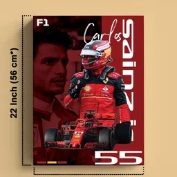 Art Street Red & Multicoloured Single Piece Canvas Other Wall Paintings image 2