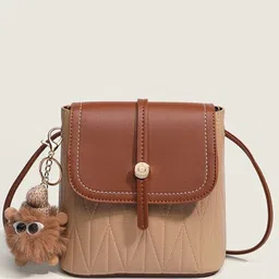 StyleCast Women Textured Crossbody Sling Bag-image-7