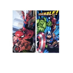 Marvel Kids Set of 2 Multi-Coloured Superhero Printed 350GSM Bath Towels image 2