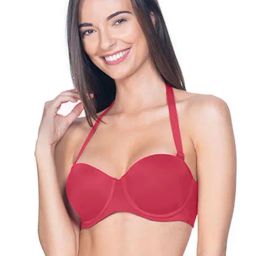 Amante Red Under Wired Padded Demi Cup-picture-42