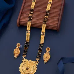 Bhanu diam Women Alloy Gold-plated Jewellery Set-picture-18