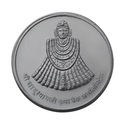 Pray Everyday 7-Pcs Silver-Plated Khatu Shyam Coins-image-86
