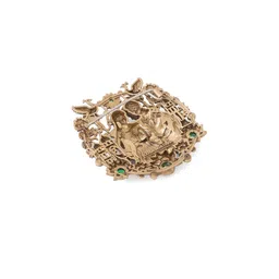 COSA NOSTRAA Men Artificial Stones Studded Radha Krishna Leela Statement Brooch image 4