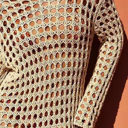 JC Mode Self-Designed One Shoulder Maxi Swimwear Cover Up Top image 2