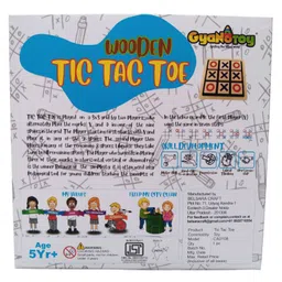 Gyanotoy Wooden Tic Tac Toe Game - Multicolor image 5