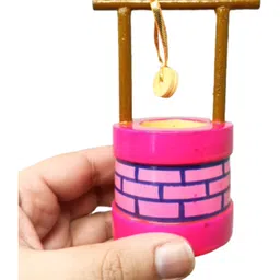 A&A Kreative Box Wooden Pretend Play Pulley Well ( Available in Assorted Colours ) image 2