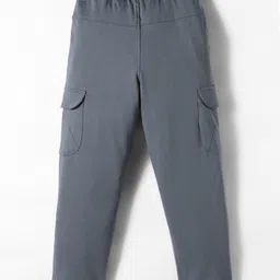 Doreme Terry Knit Full Length Track Pant With Pockets - Light Blue image 2