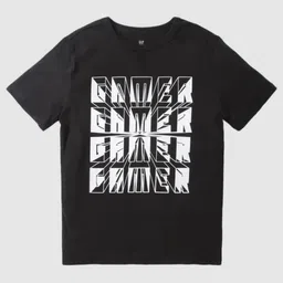 GAP Boys Graphic Print Crew Neck Pure Cotton T-shirt-picture-48