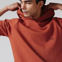 Andamen Men Silicon Wash Pocket Detail Casual Regular Fit Hoodie image 4