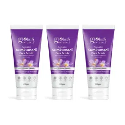 Globus Naturals Ayurvedic Kumkumadi Face Scrub - Pack of 3-image-14