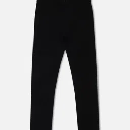 Allen Solly Junior Black Solid Trousers-picture-28