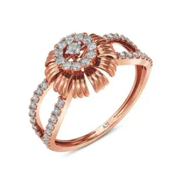 Joyalukkas 18k Gold Glance Diamond Casual Ring for Women-picture-31