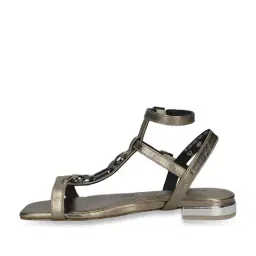 Bagatt Women's Glaze Metallic Ankle Strap Sandals image 3