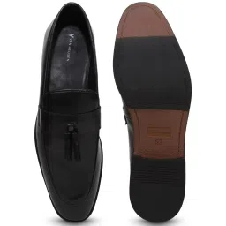 Van Heusen Men's Black Mocassin Shoes image 3