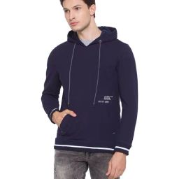 Spykar Navy Hooded Sweatshirt-picture-14