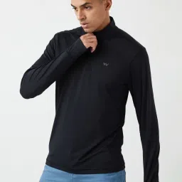 Wildcraft Black Regular Fit T-Shirt image 3