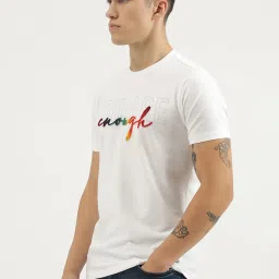 United Colors of Benetton White Regular Fit Printed T-Shirt image 3